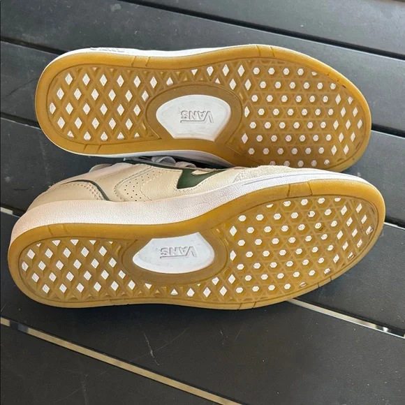 Vans White Green Sneakers Lowland CC Suede Serio Collection 7.5 - Picture 7 of 7